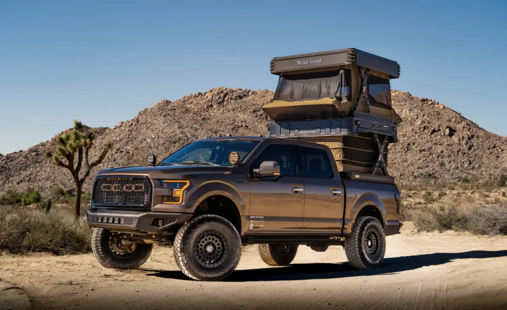 Module de camping pour pick-up